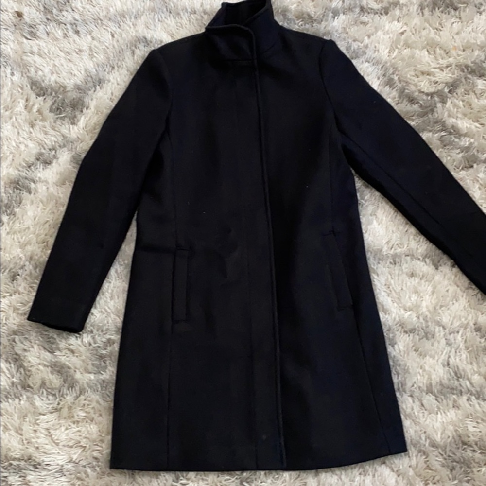 Black pea coat coat